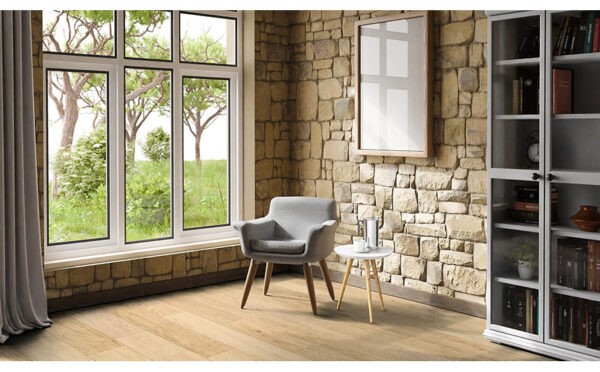 Johnson Hardwood Texas Timber Series Color Alabaster Room View